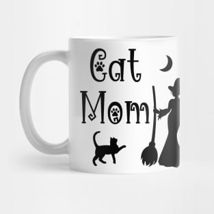 Cat Mom Witch Mug